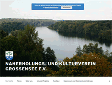 Tablet Screenshot of nuk-grossensee.de
